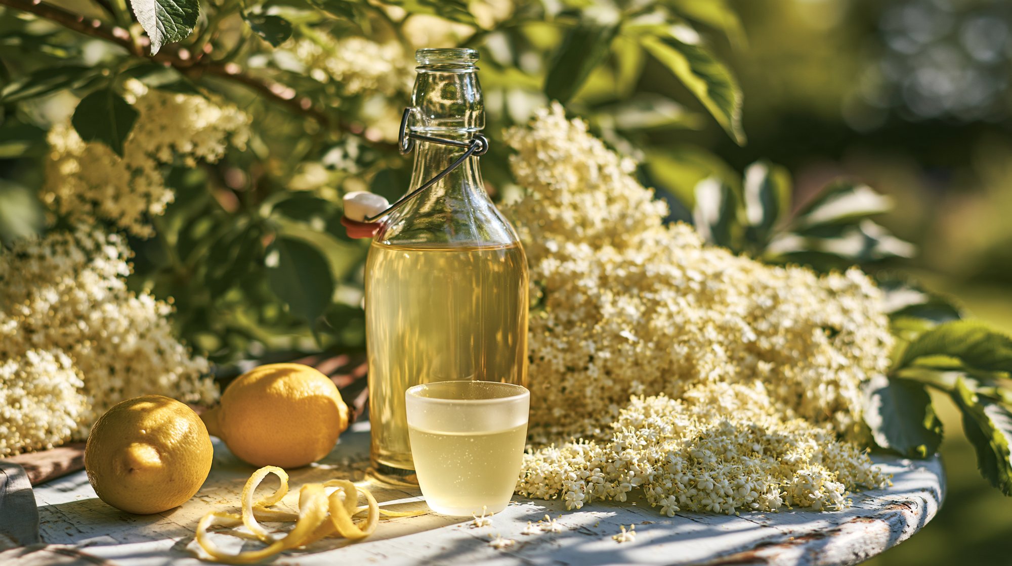 Elderflower vodka