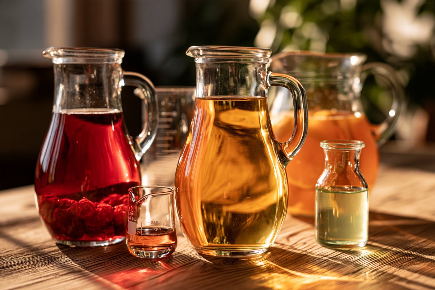 Press the syrup and blend