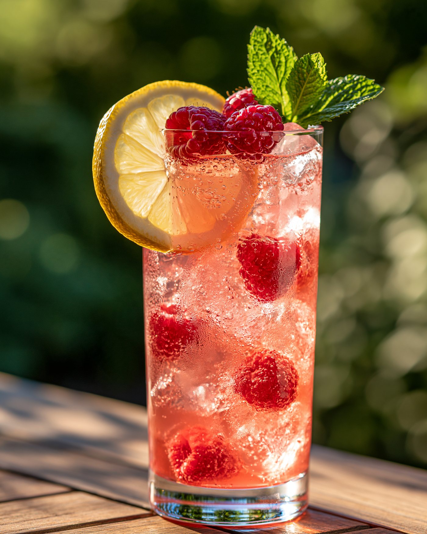 A glass of the finished liqueur