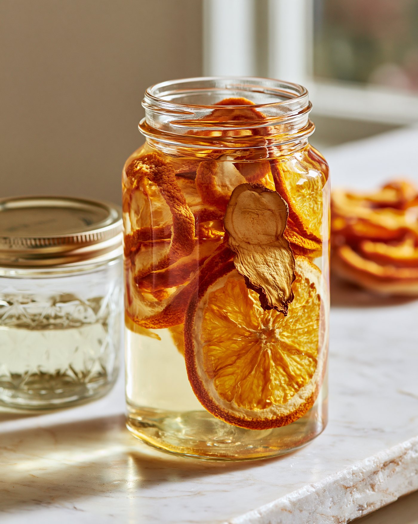 Start the orange jar, set some vodka aside