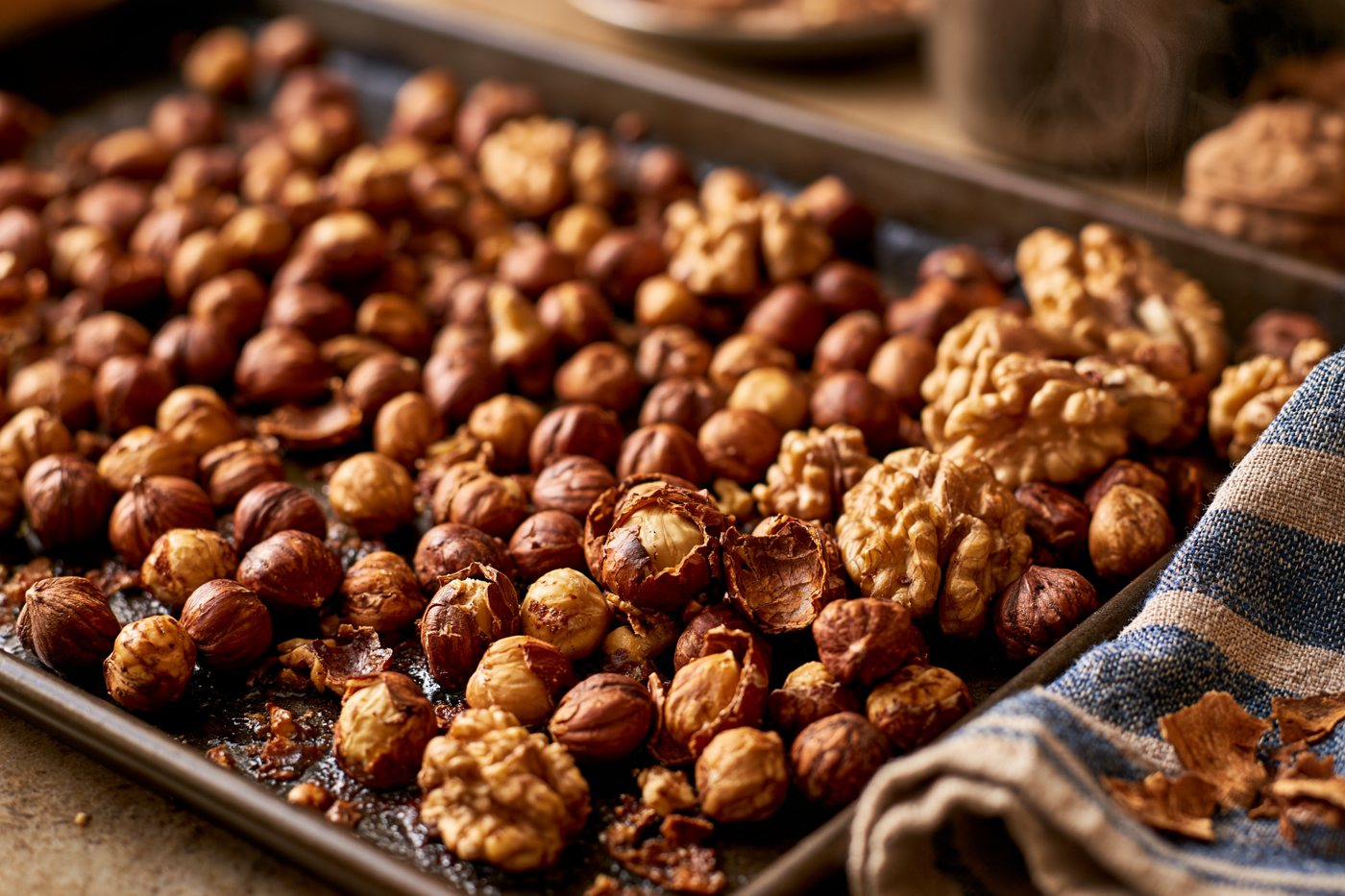 Toast the nuts